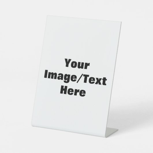 Creëer Uw eigen Reclamebord Met Voetstuk (Voorkant)