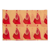 Creëer Uw eigen Red Loop Patroon Design Duvet hoes (Achterkant-Rechts)