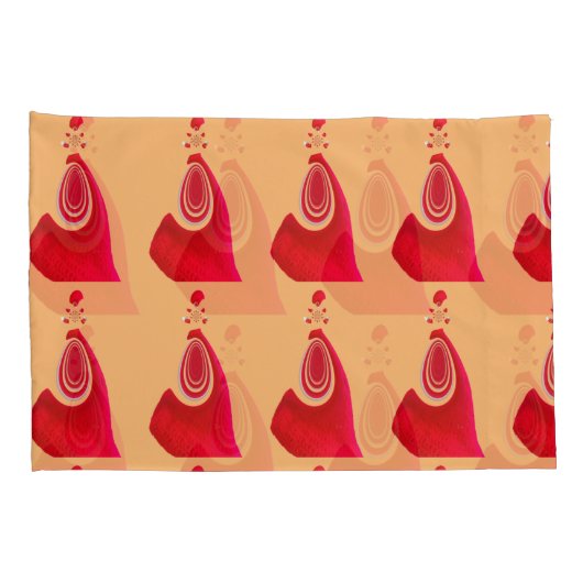 Creëer Uw eigen Red Loop Patroon Design Duvet hoes (Achterkant-Rechts)