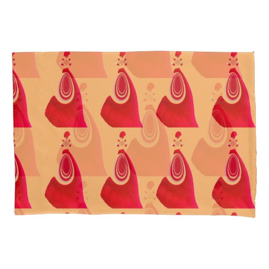 Creëer Uw eigen Red Loop Patroon Design Duvet hoes (Voorkant-Links)