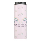 Creëer uw eigen regenboog aan te passen thermosbeker (Achterkant)