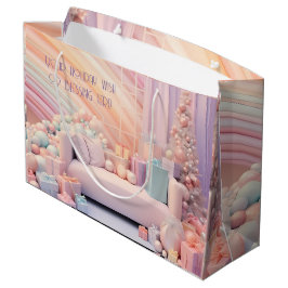 Creëer Uw Eigen Regenboog Kerstbank & Cadeaus Groot Cadeauzakje