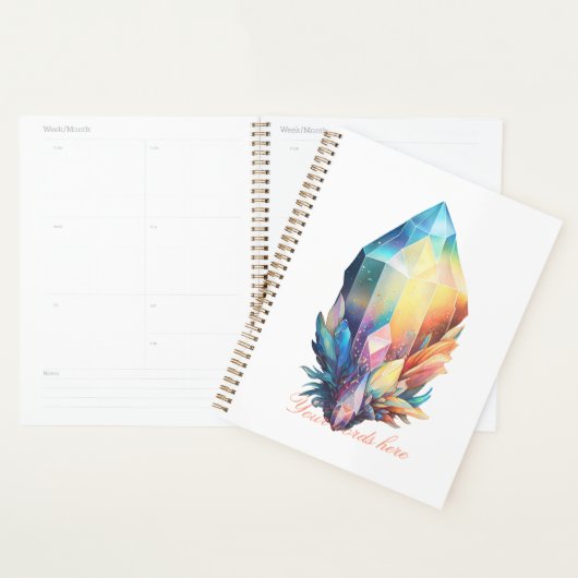 Creëer Uw eigen regenboogkristallen Planner (Display)