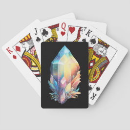 Creëer Uw eigen regenboogkristallen Pokerkaarten