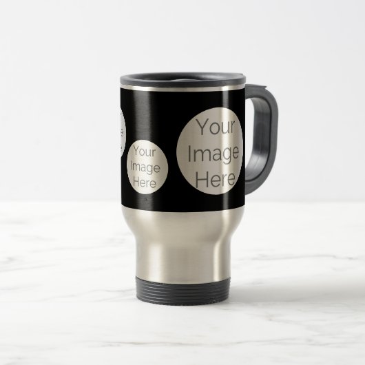 creëer uw eigen reis Mug cup met foto's collage Reisbeker (Voorkant rechts)