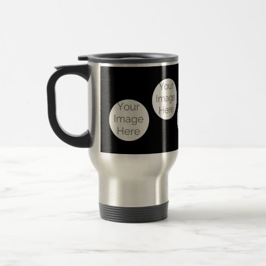 creëer uw eigen reis Mug cup met foto's collage Reisbeker (Links)