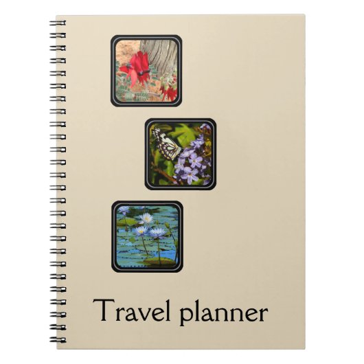 Creëer uw eigen reisplanner notitieboek (Voorkant)