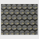 CREËER UW EIGEN REPETERENDE PATROON BUSINESS LOGO CADEAUPAPIER (Vlak)