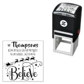 Creëer Uw eigen retouradres Kerst Kaart Zelfinktende Stempel (In situ)