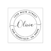 Creëer Uw eigen retouradres Rubberstempel (Afrduk)