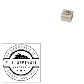 Creëer Uw eigen retouradres voor Australische them Rubberstempel (Gestempeld)