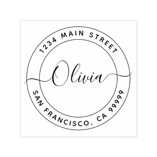 Creëer Uw eigen retouradres Zelfinktende Stempel (Design)