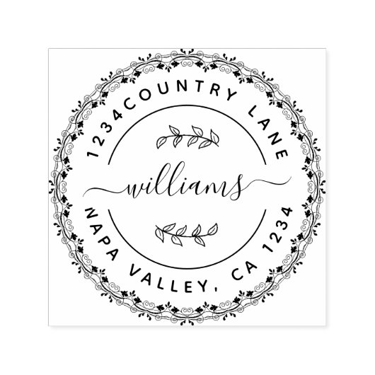 Creëer Uw eigen retouradres Zelfinktende Stempel (Design)