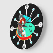 Creëer Uw eigen Retro  50s Diner Grote Klok (Hoek)