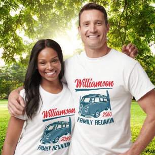 Creëer Uw eigen retro familiereünie T-shirt