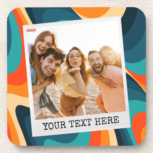 Creëer uw eigen retro foto bier onderzetter (Voorkant)