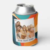 Creëer uw eigen retro foto Koelbox Blikjeskoeler (Blikje Voorkant)