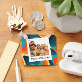 Creëer uw eigen retro foto sleutelhanger