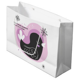 Creëer uw eigen retro Franse Hen Kerstmis Groot Cadeauzakje