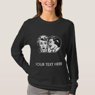 CREËER UW EIGEN RETRO GOSSIP LADY GIFTS T-SHIRT