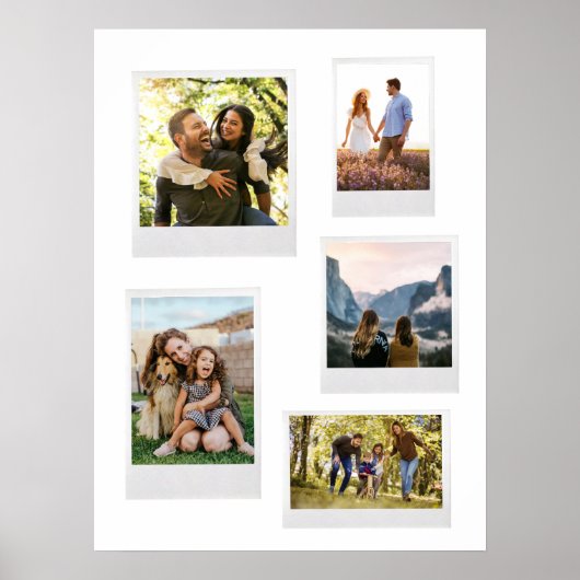Creëer Uw Eigen Retro Instant Film Fotocollage Poster (Voorkant)