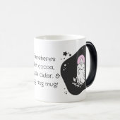 Creëer uw eigen retro kerstkaars magische mok (Voorkant rechts)