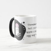 Creëer uw eigen retro kerstkaars magische mok (Voorkant links)