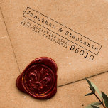 Creëer Uw eigen Retrotypemacherretouradres voor de Rubberstempel<br><div class="desc">Creëer Uw Eigen Van de Retro van de Terugkeer van de Schrijfmachine van het Adres rubberzegel met deze sjabloon door Invintage. Geïnspireerd door het uiterlijk van typemachines is de typografie van dit ontwerp uniek! Voeg u en de namen van uw partner en uw adres in deze sjabloon toe en kijk...</div>