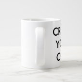 Creëer Uw eigen  reuzenMok Grote Koffiekop (Achterkant)