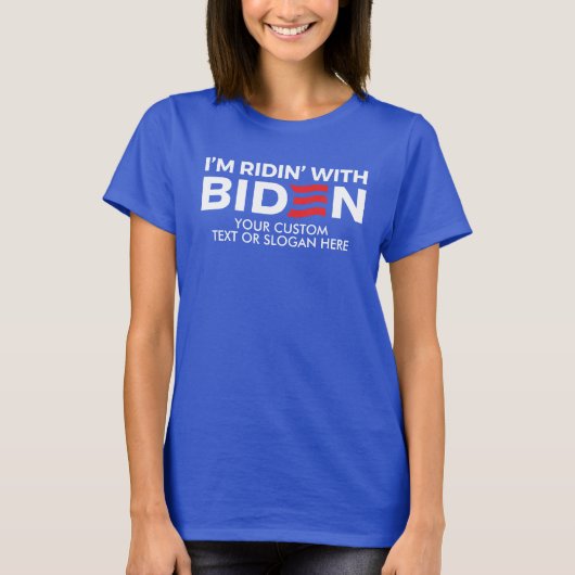 Creëer Uw eigen rijden met Biden T-shirt (Voorkant)