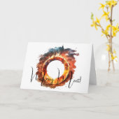 Creëer Uw Eigen Ring van Vuur Kaart (Gele Bloem)
