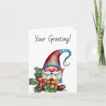 Creëer uw eigen rode en blauwe gnoom Cadeau