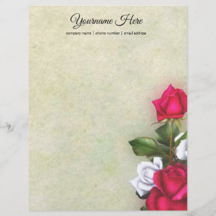 Creëer Uw eigen rode en witte rozen