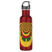 Creëer Uw eigen Rode Goden Green Jamaica's Rasta Waterfles (Voorkant)