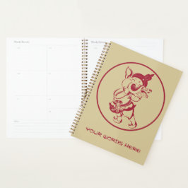 Creëer Uw Eigen Rode & Gouden Ganeshfluit Planner
