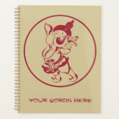 Creëer Uw Eigen Rode & Gouden Ganeshfluit Planner (Voorkant)
