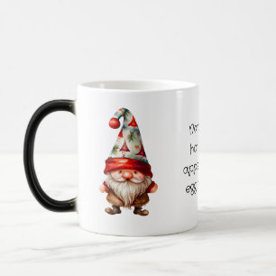 Creëer uw eigen rode groene kerstboom Pet gnoom Magische Mok