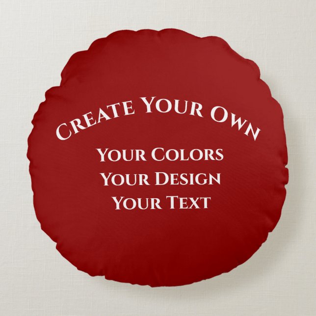 Creëer Uw eigen Rond Kussen (Voorkant)