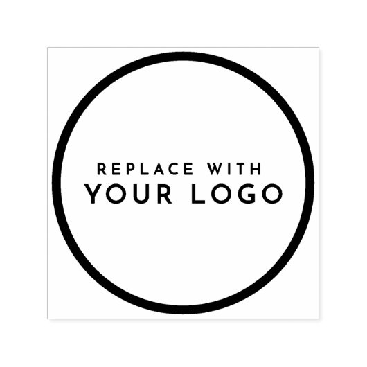 Creëer Uw eigen ronde aangepaste Logo op maat Zelfinktende Stempel (Design)