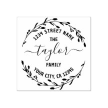 Creëer Uw eigen Ronde Adres Familienaam R