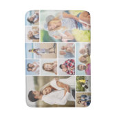 Creëer Uw eigen ronde hoeken 12 fotocollage Badmat (Voorkant Verticaal)