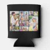 Creëer Uw eigen ronde hoeken 12 fotocollage Blikjeskoeler (Achterkant)