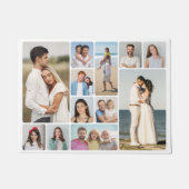 Creëer Uw eigen ronde hoeken 12 fotocollage Deurmat (Voorkant)