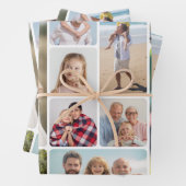 Creëer Uw eigen ronde hoeken 12 fotocollage Inpakpapier Vel (In situ)