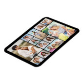 Creëer Uw eigen ronde hoeken 12 fotocollage Magneet (Linkerzijde)