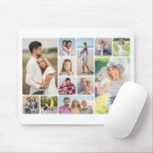 Creëer Uw eigen ronde hoeken 12 fotocollage Muismat (Met muis)