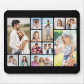 Creëer Uw eigen ronde hoeken 12 fotocollage Muismat (Voorkant)