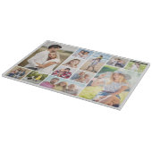 Creëer Uw eigen ronde hoeken 12 fotocollage Snijplank (Hoek)