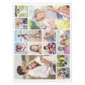 Creëer Uw eigen ronde hoeken 12 fotocollage Tafelkleed (Voorkant)