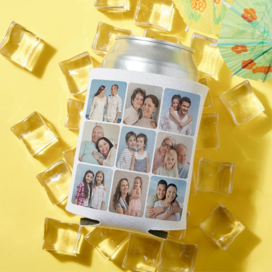 Creëer Uw eigen ronde hoeken 9 Fotocollage Blikjeskoeler (Insitu Zomer)